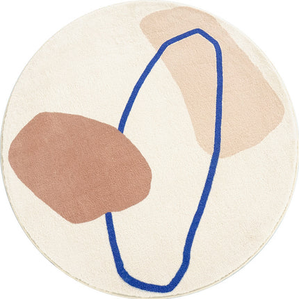 Simple Round Carpet For Home Bedroom