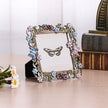 Creative Enamel Colored Metal Photo Frame With Flower And Bird Photo Frame