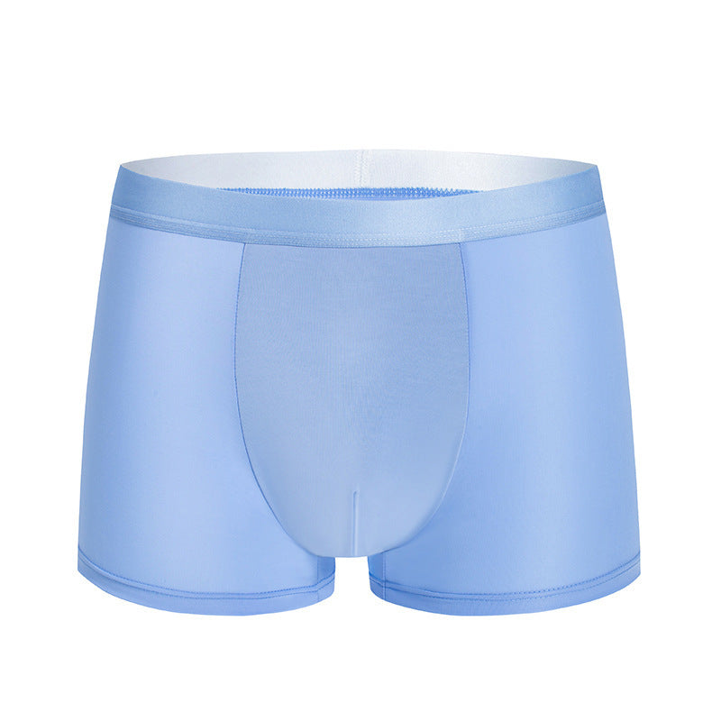 Men's Fashion Casual Ice Silk Seamless One Piece Breathable Underwear