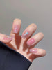 New Arrivals Colorful Design Korea Semi-Cured Gel Nail Sticker Pure Black Fashion Women Nail Art Sticker