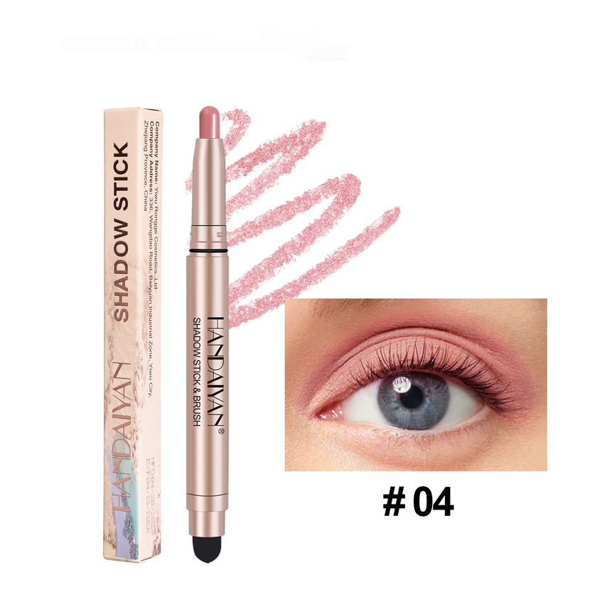 Crouching Silkworm Women's High-gloss Pearlescent Eye Shadow Stick
