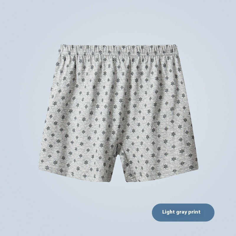 Middle-aged And Elderly Underwear Men's Cotton Boxer