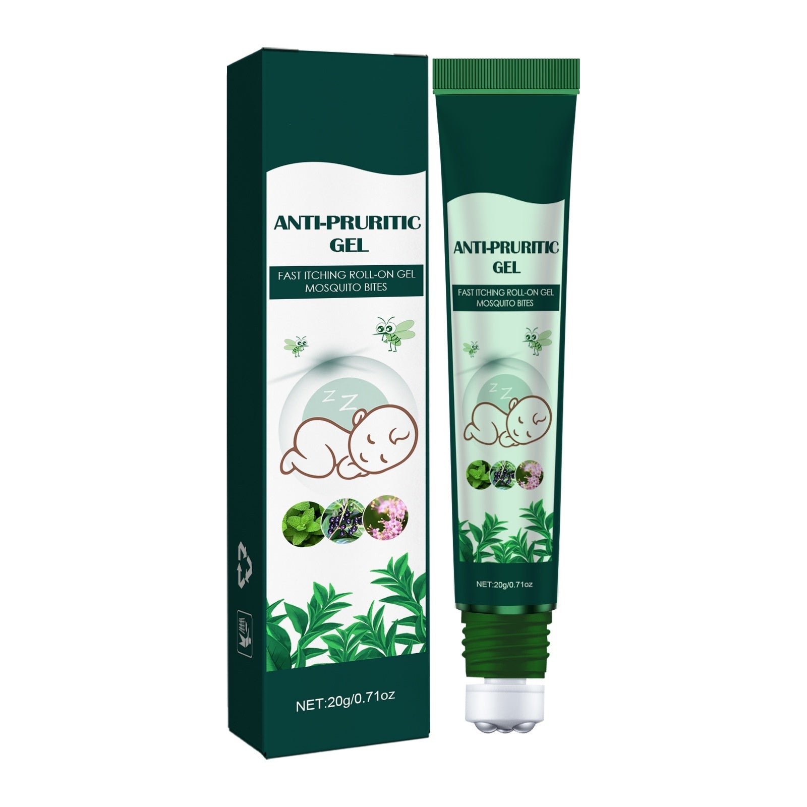 Anti-mosquito Antipruritic Ball Gel Children's Itching Anti-mosquito Bite Care Cooling Oil