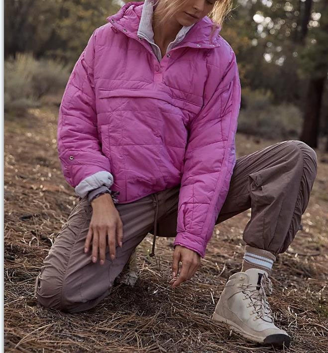 Warm Hoodie Down Jacket Women