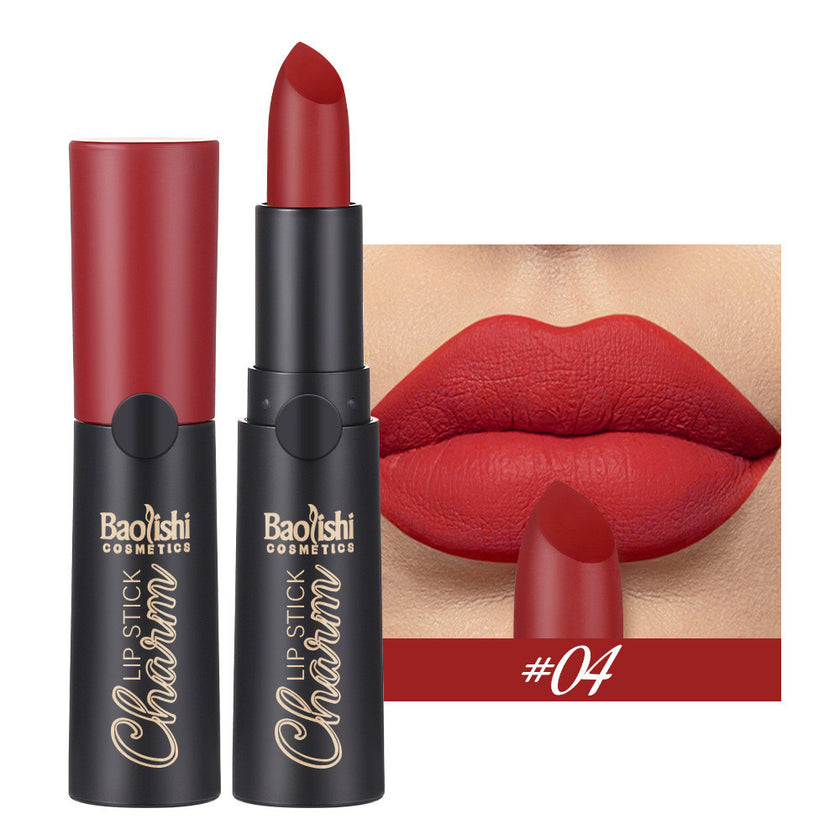 Matte Lipstick Matte Surface Easy To Color Long-lasting Moisturizing