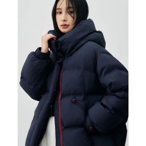 Fashion Hooded Warm Short Cotton Jacket Women