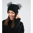 Fashion Women's Double   Woolen Hat