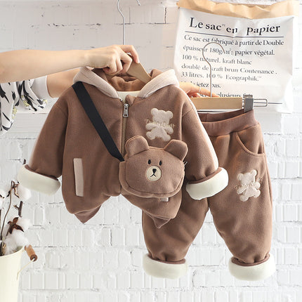 Padded Hooded Cotton Coat Coat Keep Baby Warm Quilted