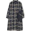 Women's fashion large cotton plaid skirt