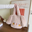 New Style Plush Dog Ear Handbag Female Cute Cartoon