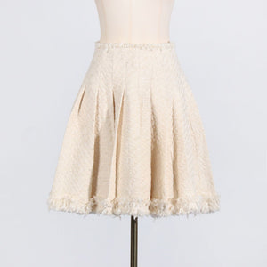 Fashion Tassel Short Jacket Skirt Two-piece Set