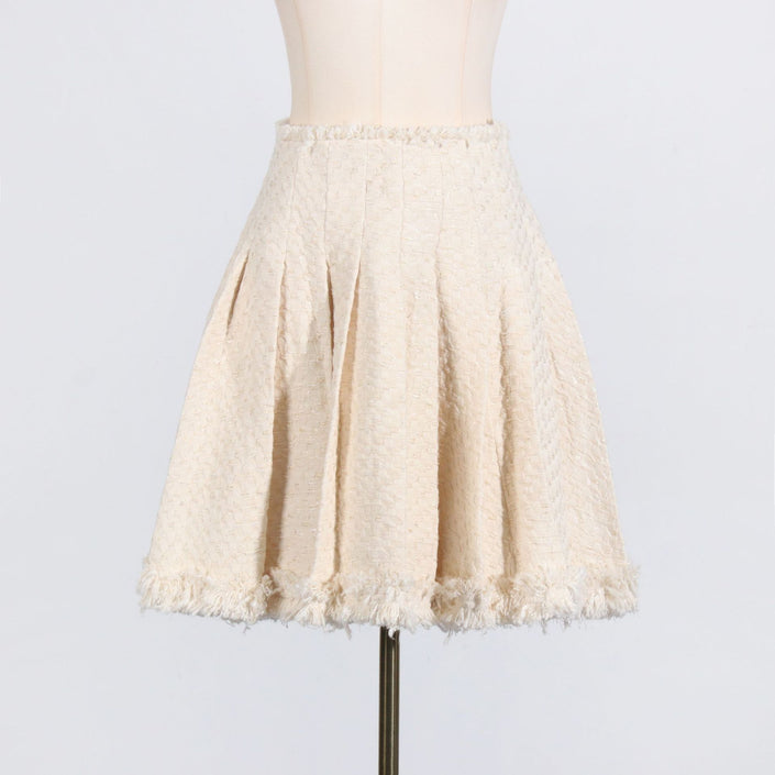 Fashion Tassel Short Jacket Skirt Two-piece Set