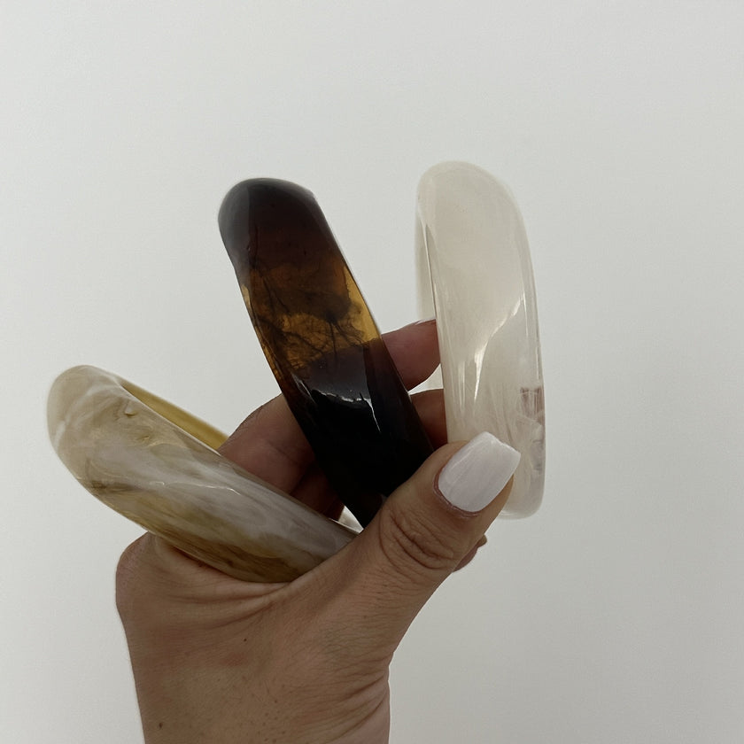 European And American Exaggerated Ins Style Acrylic Fashion Bracelet Irregular Translucent Design