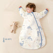 Baby Sleeping Bag With Thermostatic Cotton One-piece Anti-kick