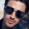 Men's  European And American Retro Square Sunglasses Trend