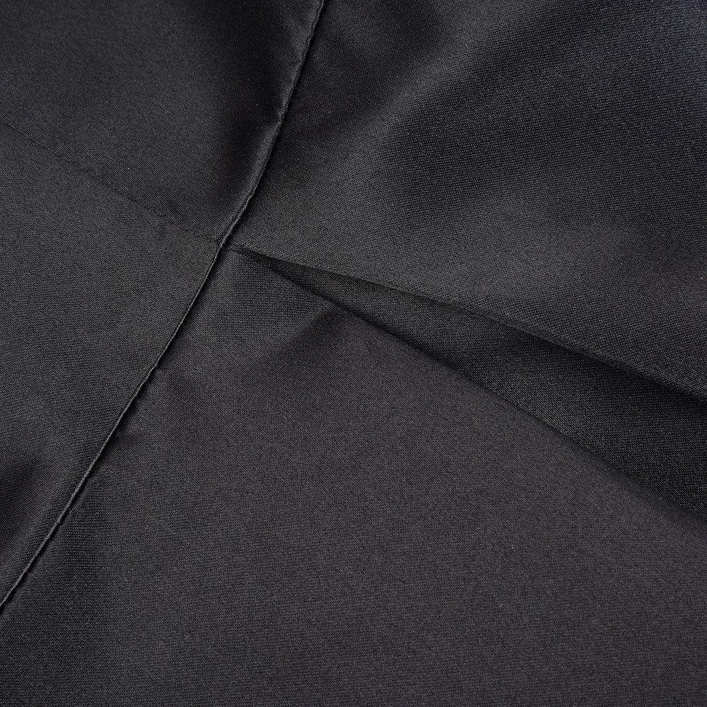 Black short sleeve women's dress