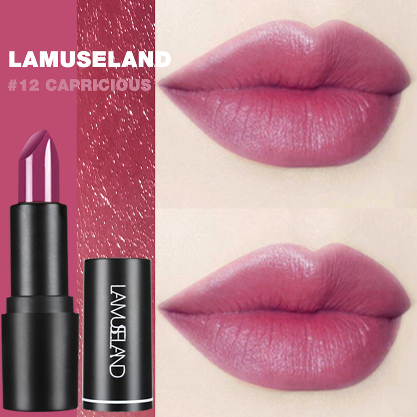 12-Color Moisturizing Velvet Lipstick