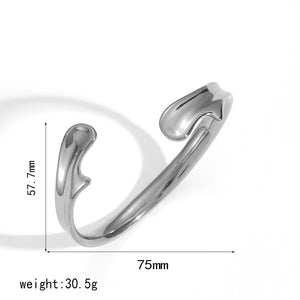 Hug 18K Gold Stainless Steel Bracelet For Women