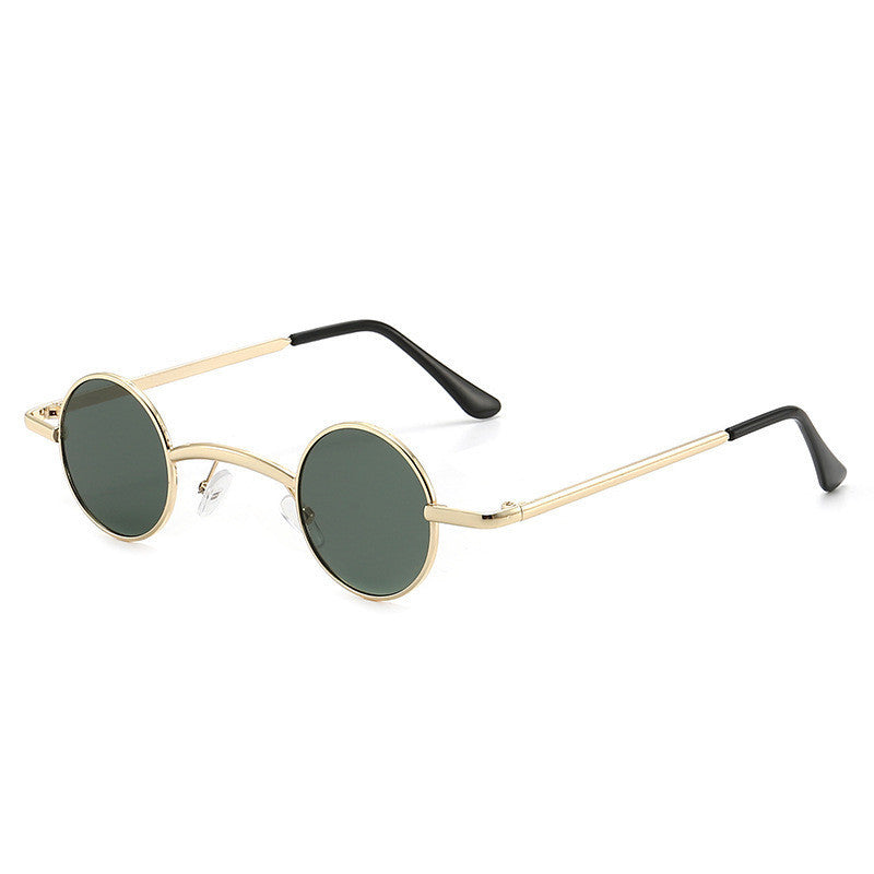 Men And Women Fashion Retro Small Round Frame Sunglasses