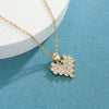 Women's Stainless Steel Diamond Heart-shaped Necklace