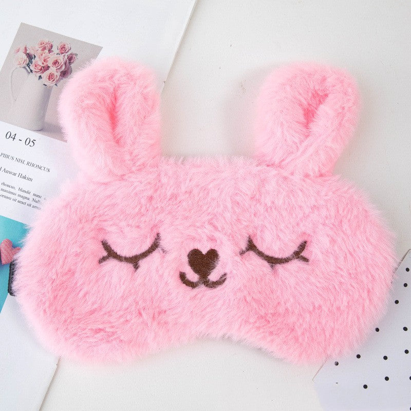 Cartoon Cute Plush Sleeping Eye Mask