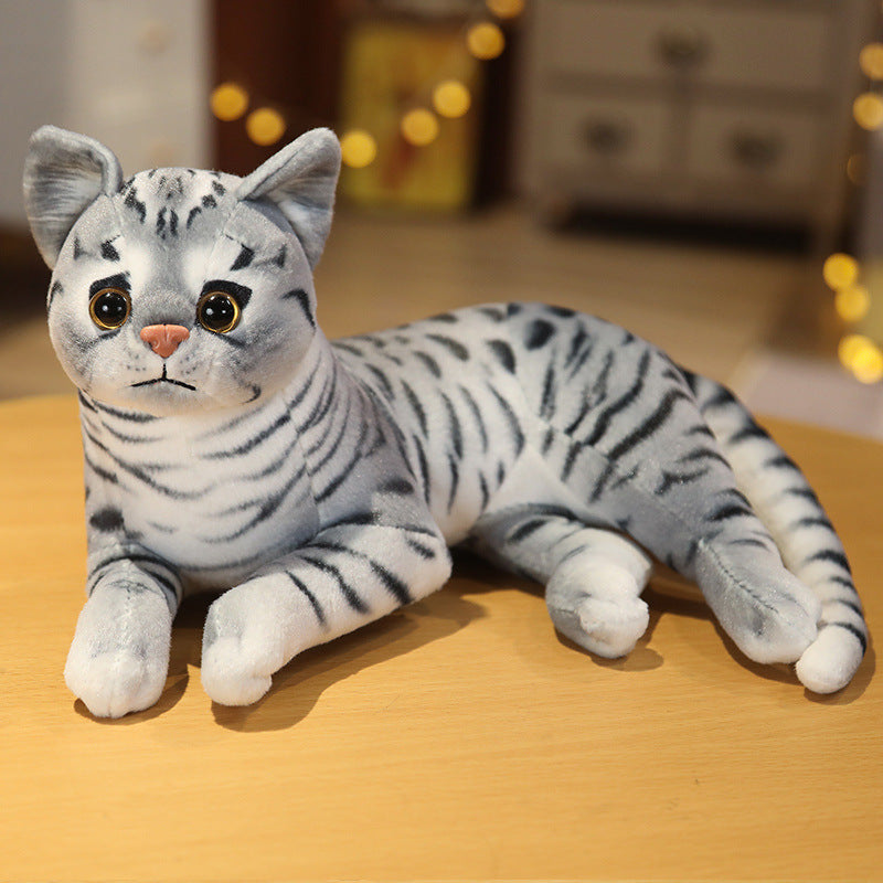 Simulation Cat Doll Plush Toys Long Pillow Children Doll