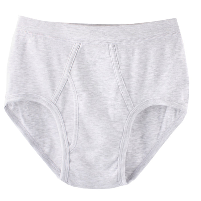 Men White Briefs Cotton Underwear Old School Vintage Style Stretch High Waist skin to breathe Alpscommerce