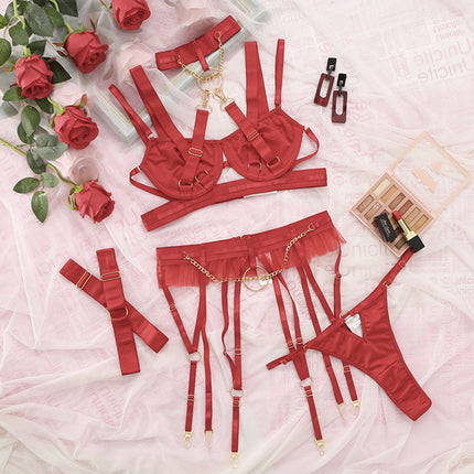 Nightclub Motorcycle Hottie Underwear Leaky Suit Female