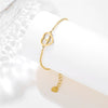 Women's Heart-shaped ECG Bracelet Versatile Hand Jewelry