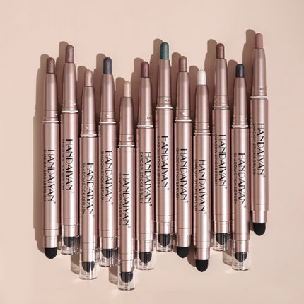 Crouching Silkworm Women's High-gloss Pearlescent Eye Shadow Stick