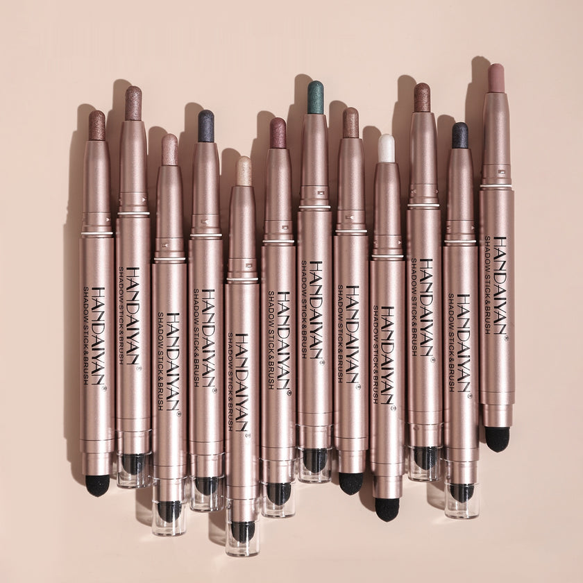 Crouching Silkworm Women's High-gloss Pearlescent Eye Shadow Stick