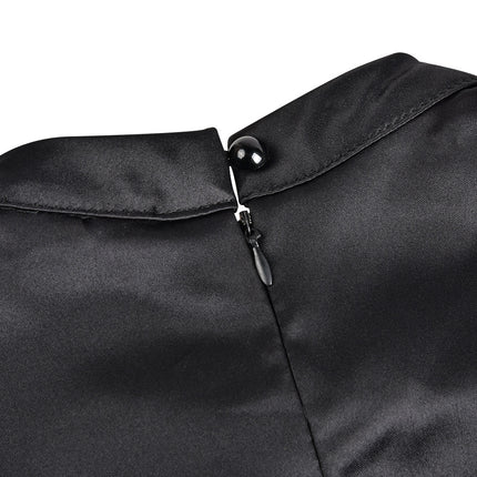 Black short sleeve women's dress