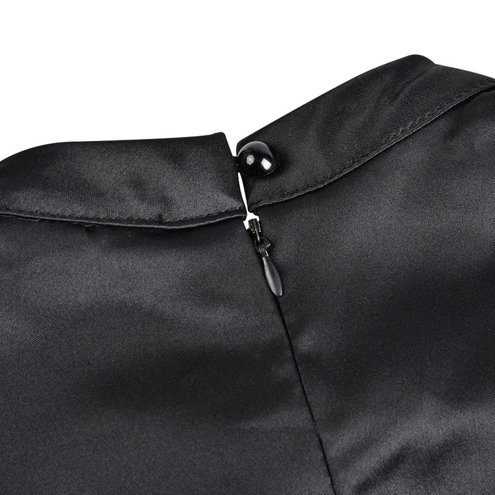 Black short sleeve women's dress
