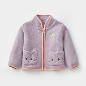 Autumn And Winter Children's Baby Fleece Cute Rabbit Coat