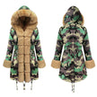 European and American women's long cotton coat