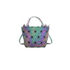 Luminous Makeup Bag Lattice Design Geometric Bag