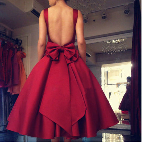 Dress Sleeveless Bridesmaid Short Dress Mini Dress Sisters Dress