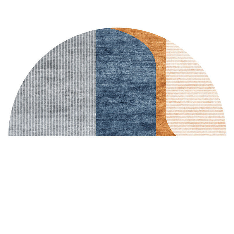 Semicircular Floor Mat Bathroom Non-slip Carpet