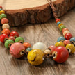 Women's Niche Design Fashion Ethnic Style Beaded Colorful Necklace