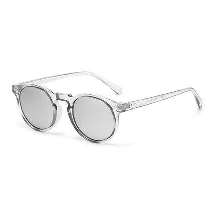 Literary retro round Japanese and Korean fashionable rice nail sunglasses