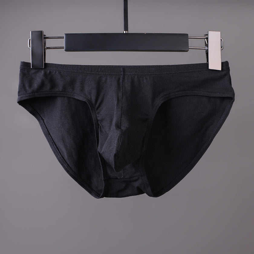 Men's Triangle Cotton Underwear Low Waist Sexy U Pouch