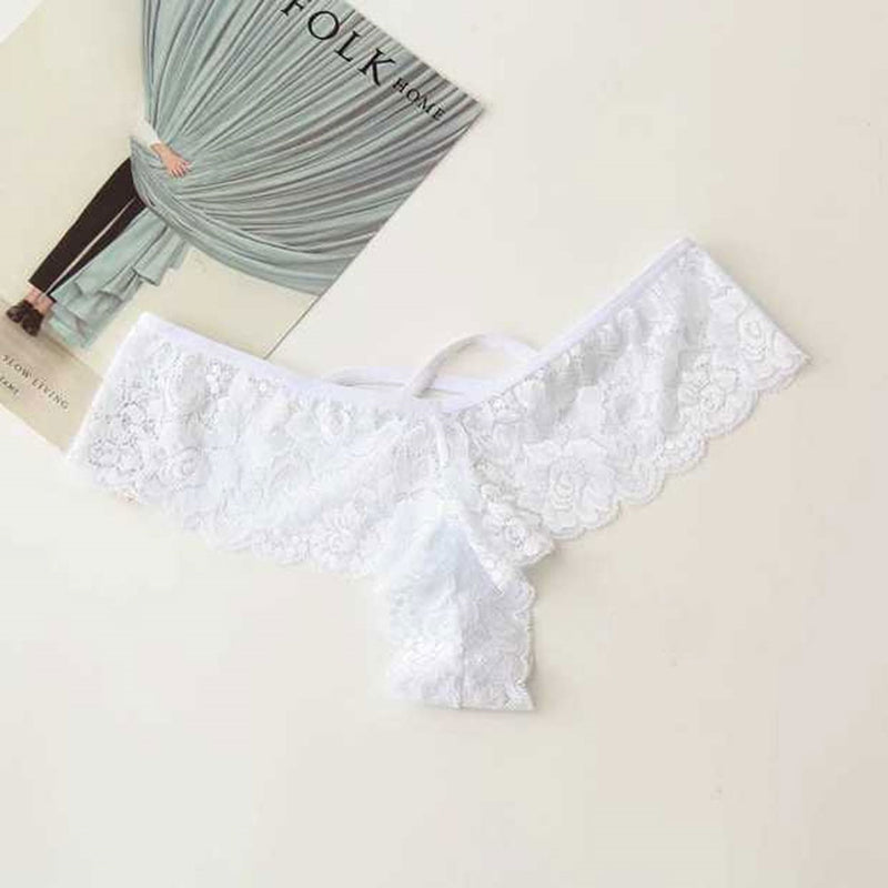 Lingerie Ladies Underwear Seamless Lace Panties Bikini Panties Thong Panties Briefs Tan a Women's Thong S-3XL