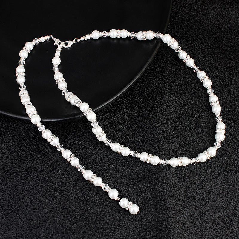 Back chain necklace wedding