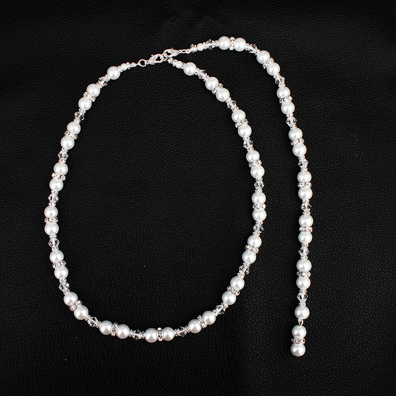 Back chain necklace wedding