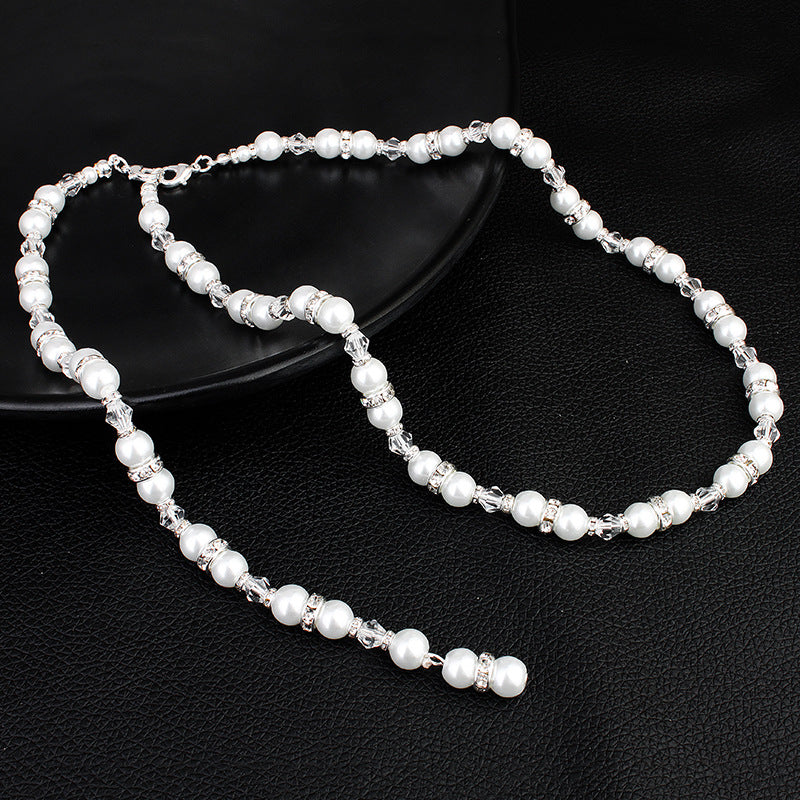 Back chain necklace wedding