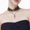 Retro Punk Style Cross Necklace