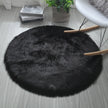 Living Room Bedroom Round Solid Color Carpet