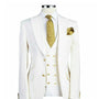 Three piece wedding dress suit