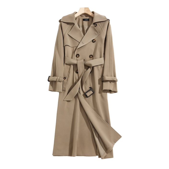 Mid Length Trench Coat For Small Women In Autumn