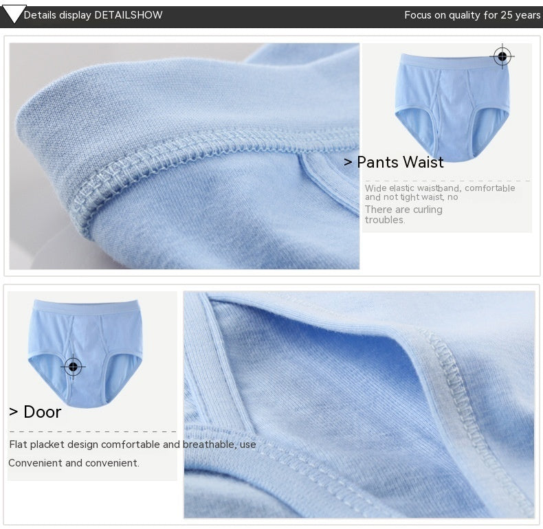 Men's Cotton High Waist Underwear Plus Size